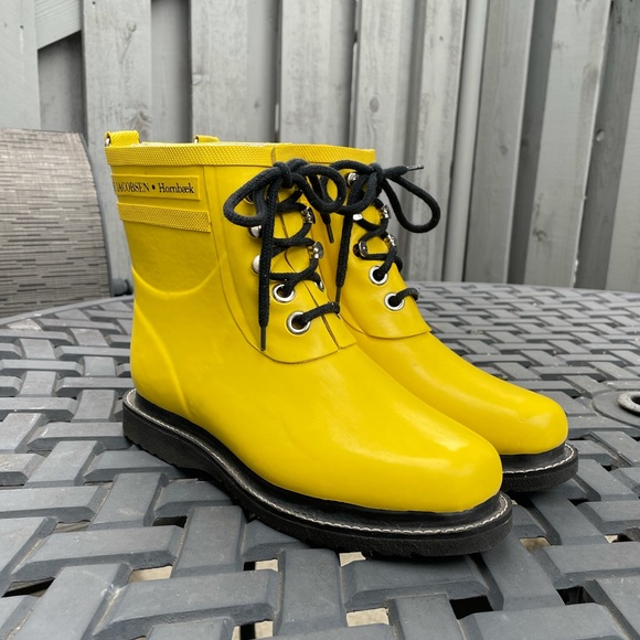 Ilse Jacobsen Shoes - Ilse Jacobsen Hornbaek Yellow Rain Boots